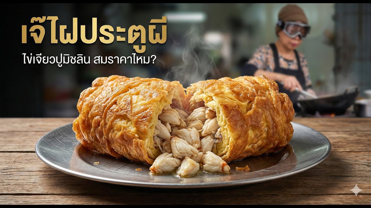 เจ๊ไฝ (Jay Fai) ⭐️ ไข่เจียวปูจานละ 1,400 บาท! แพงเวอร์หรือคุ้มจริง? พิสูจน์ตำนานมิชลิน 7 ปีซ้อน!