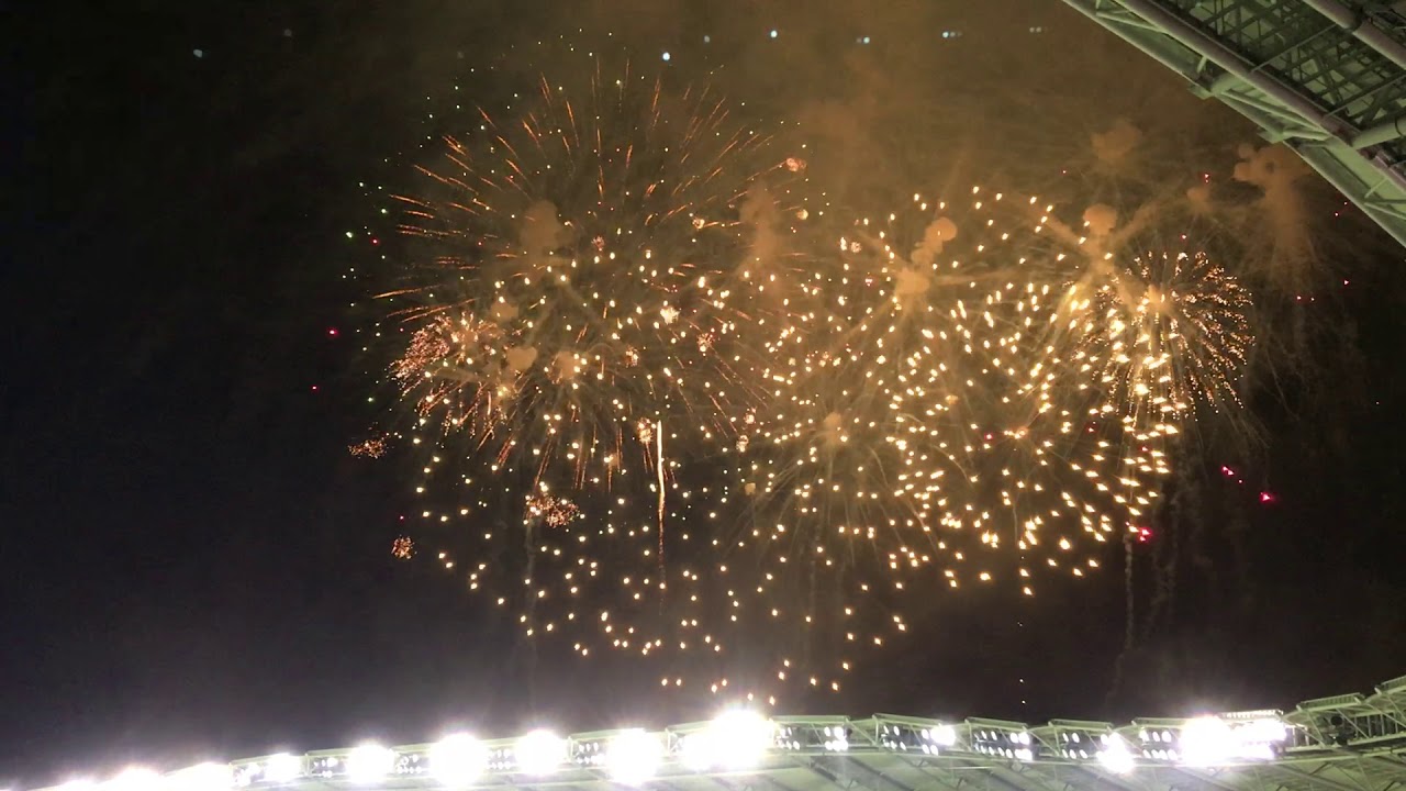 ラグビーワールドカップ2019日本対アイルランド＠エコパスタジアム☆おもてなしの花火