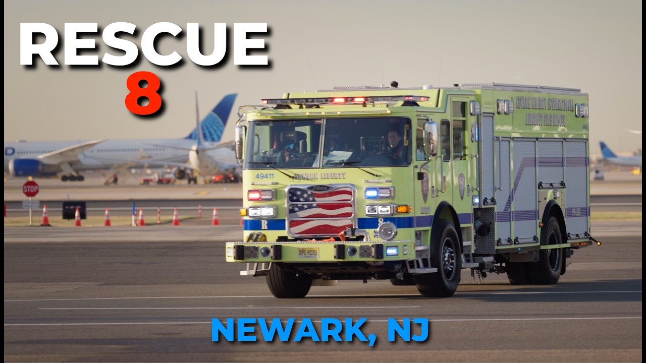 Full Episode! National Fire Radio at Newark Liberty International Airport/Rescue 8