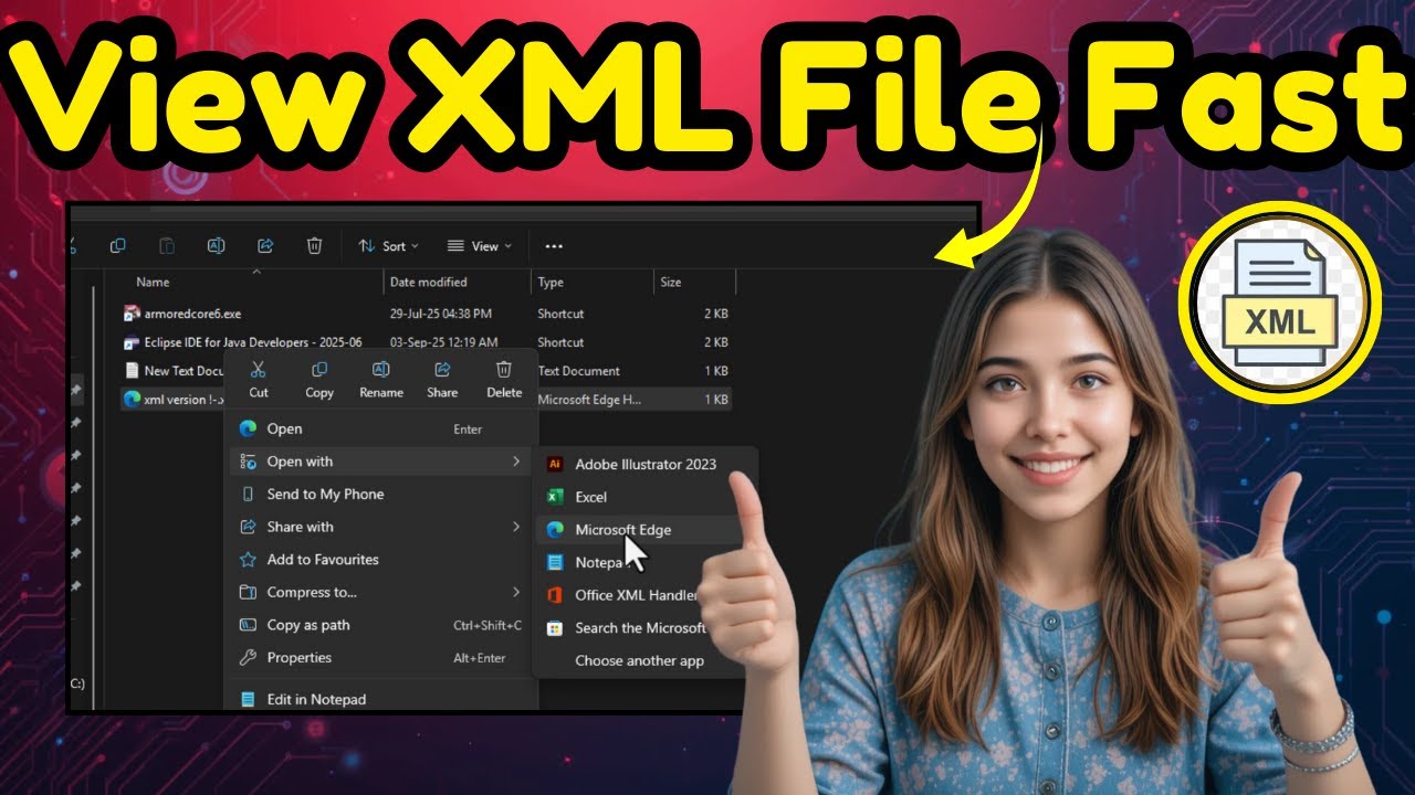 Quick Ways to Read XML Files on Windows (No Software Needed)