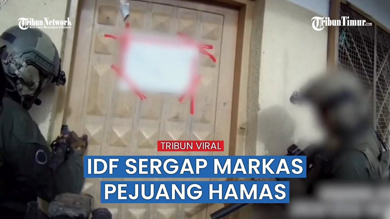 IDF Geledah Markas Intelijen Hamas di Jalur Gaza