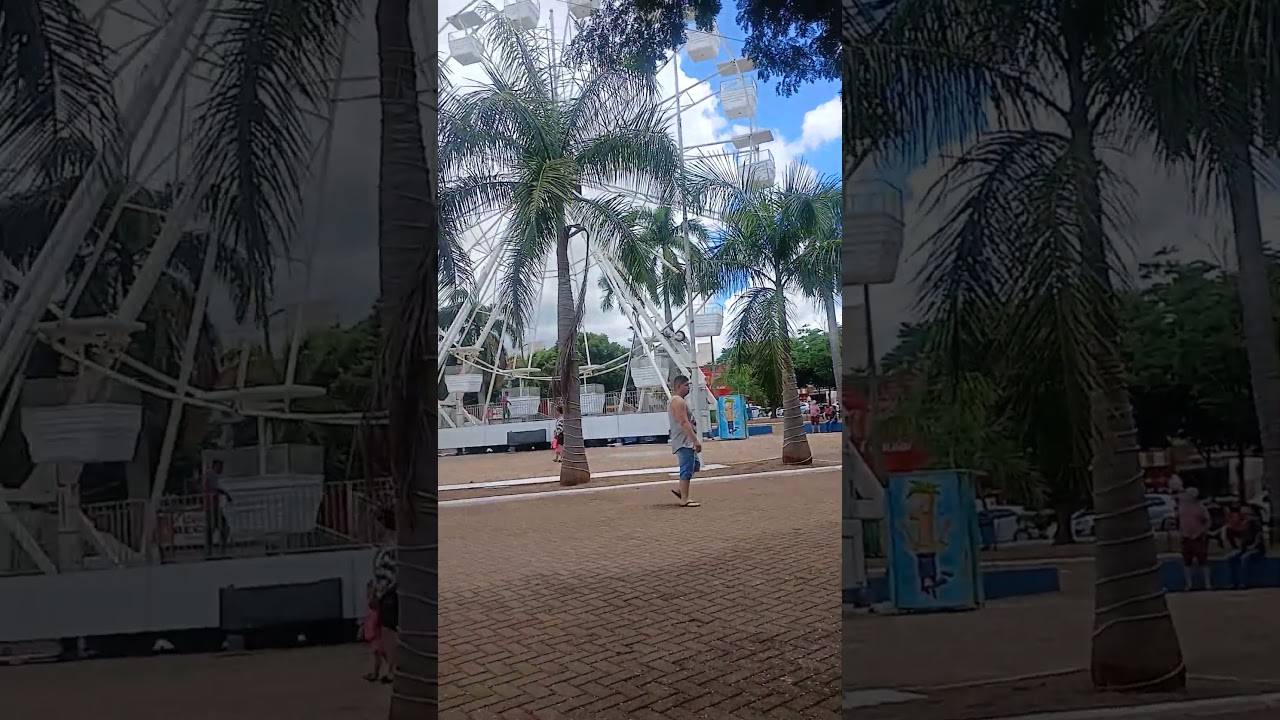 Roda  Gigante  na  Praça  de  Fernandopolis