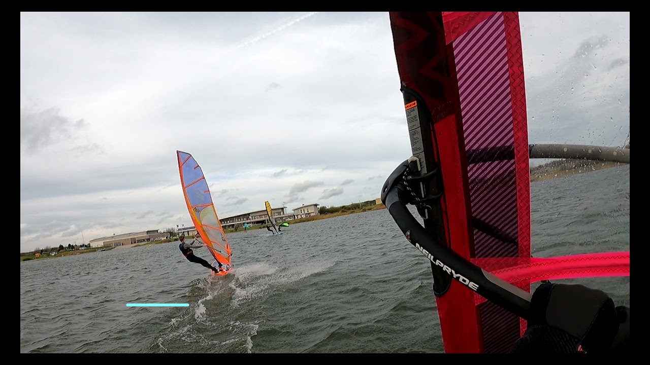 Windsurf Tom Souville, France #6 Larger sail faster?