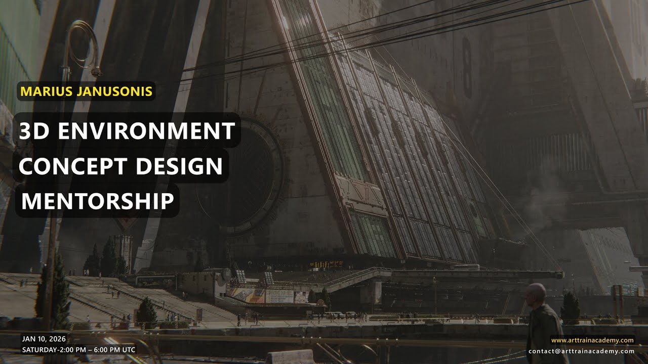 3D ENVIRONMENT CONCEPT DESIGN-MENTORSHIP ANNOUNCEMENT TRAILER