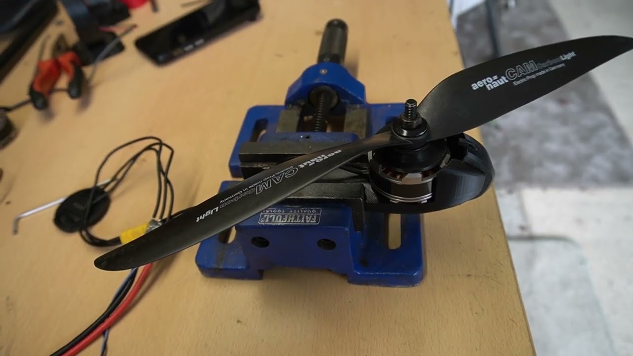 Another demonstration of VTOL prop alignment system.