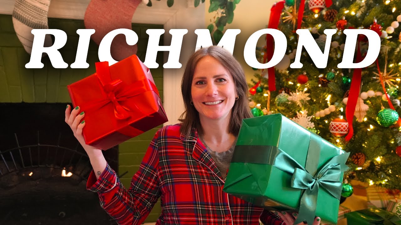 Наш уютный рождественский день в Ричмонде, штат Вирджиния.
