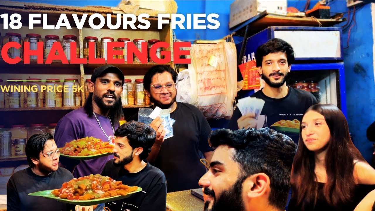 Ultimate Spicy Fries Showdown | 18 Flavours Challenge for 5K 🏆