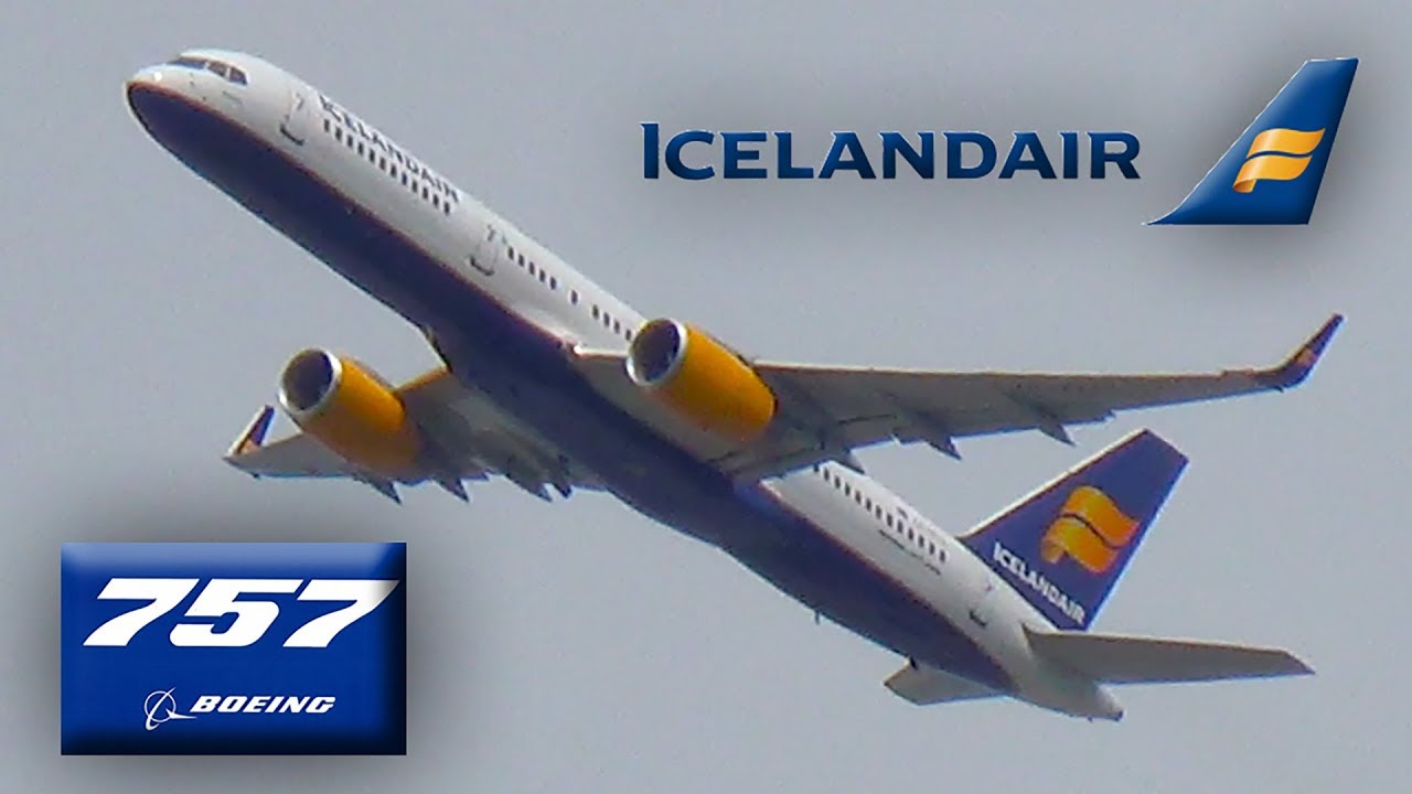 Icelandair Boeing 757-200 Takeoff at New York's John F. Kennedy Int'l Airport (JFK)