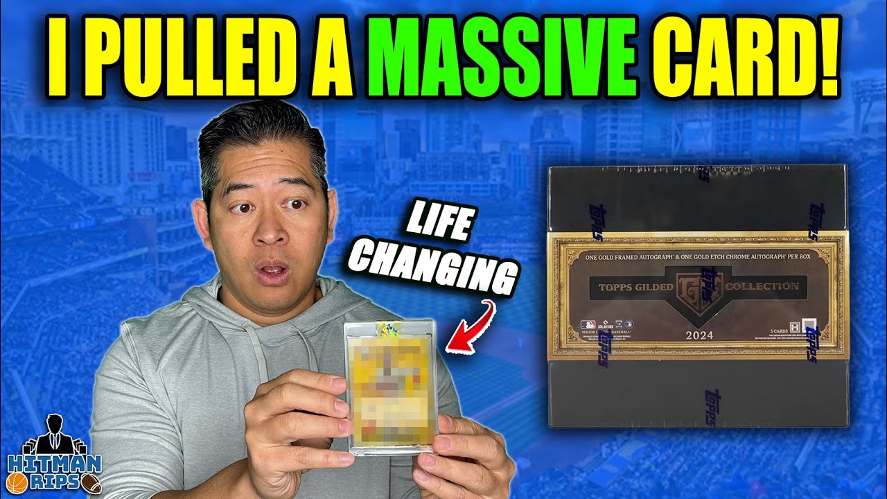 PULLED A LIFE CHANGING CARD FROM THE NEW TOPPS GILDED BASEBALL!