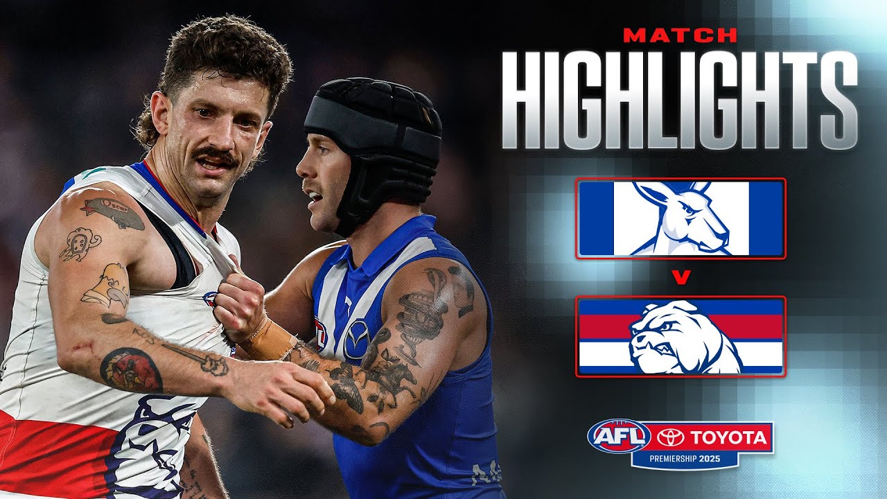 North Melbourne v Western Bulldogs Highlights | Round 17, 2025 | AFL