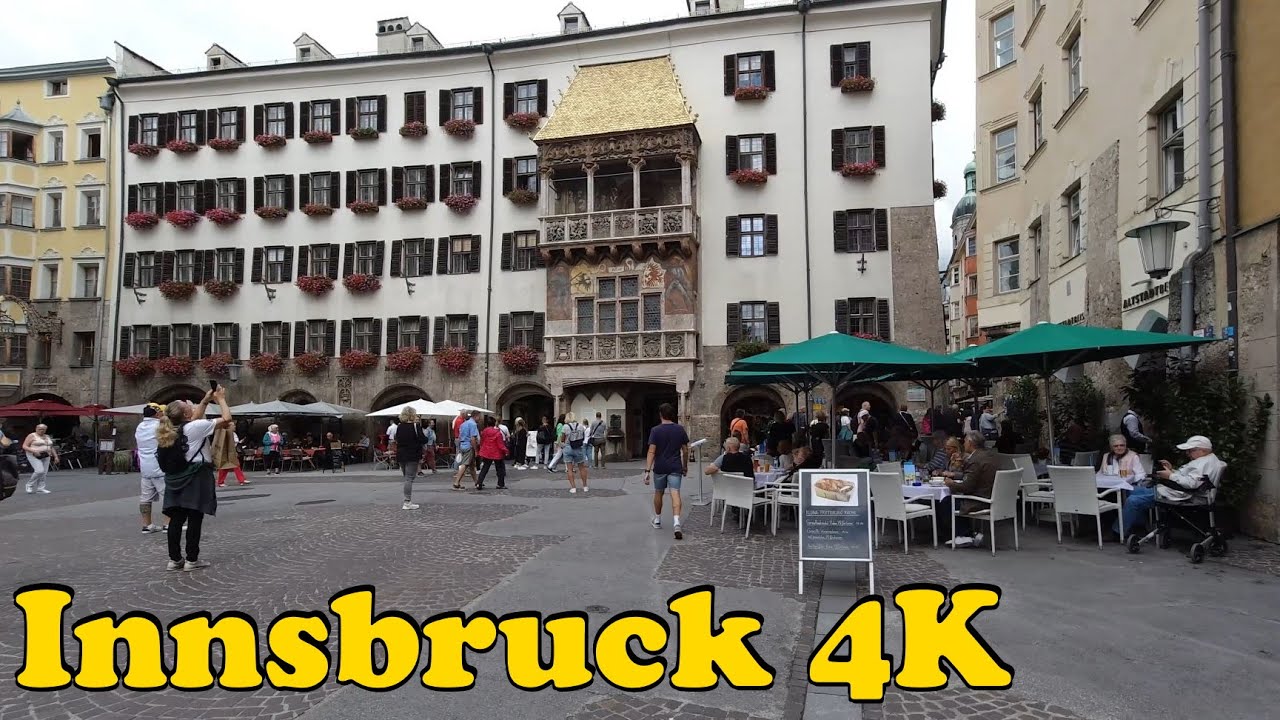 Innsbruck, Austria Walking tour [4K].
