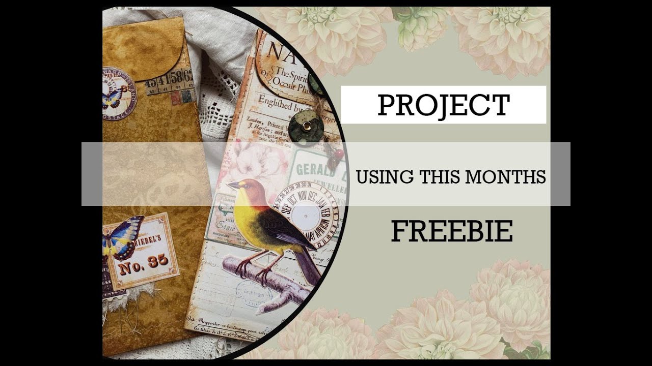 Little Project using the JUNE 24  FREEBIE.
