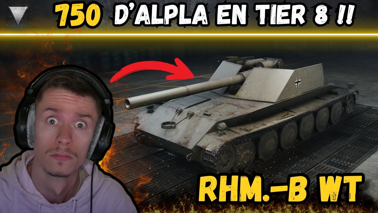 🎬 750 d'ALPHA en TIER 8 !! ▶️ Gameplay Rhm.-Borsig Waffenträger ⚔️ [WOT-FR]