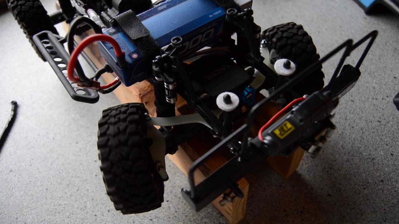 Axial SCX10 Lenkung Tuning / MechaPlus CLM-Lenksystem