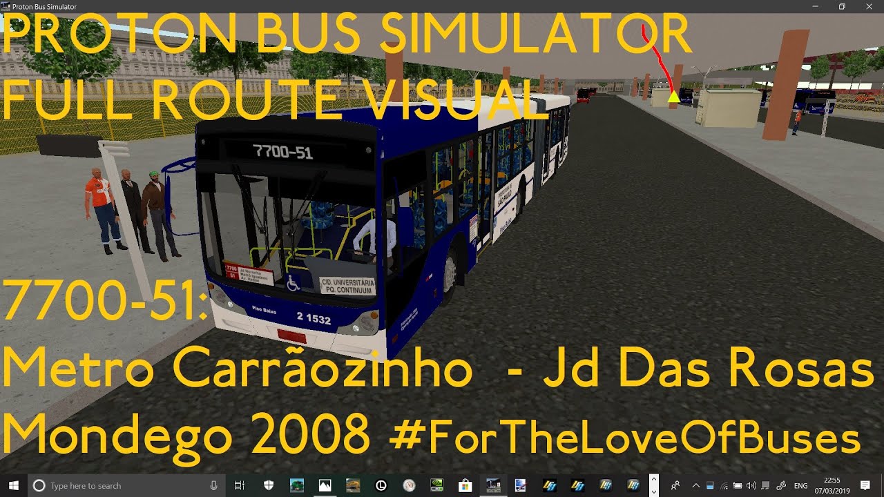 FULL ROUTE VISUAL | 7700 51: Metro Carrãozinho  - Jd Das Rosas | Mondego 2008