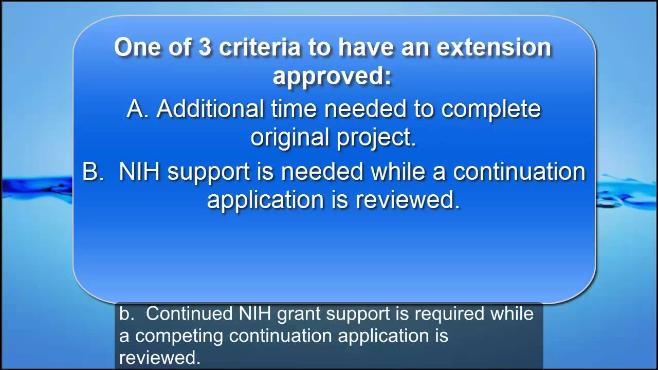 No Cost Extension (SO Only)