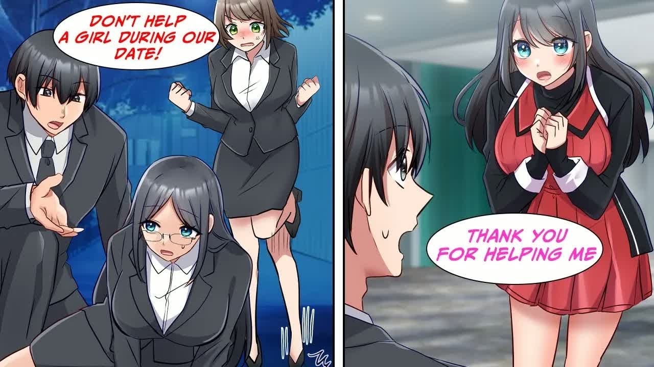 [Manga Dub] My girlfriend broke up with me for helping another girl during our date.