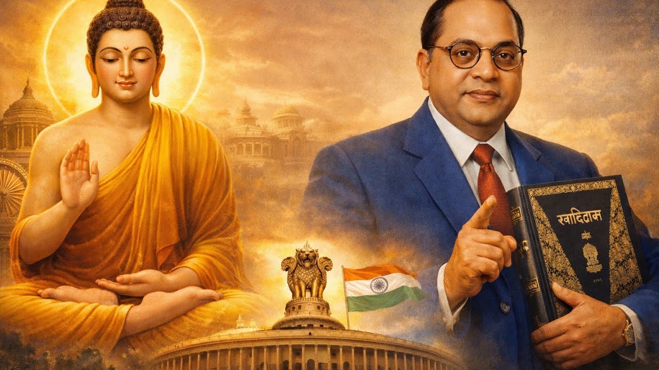 धम्म से संविधान तक | गौतम बुद्ध से डॉ. बाबासाहेब अंबेडकर | समानता, न्याय और मानवता की यात्रा