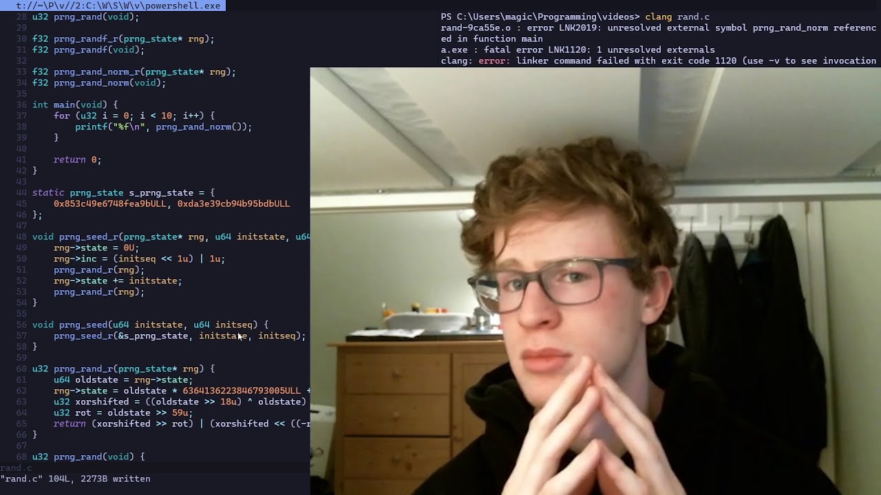 rand() sucks, do this instead