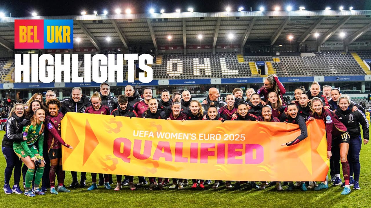 Belgium 2-1 Ukraine | We're heading to #WEURO2025! 🔥 | #REDFLAMES