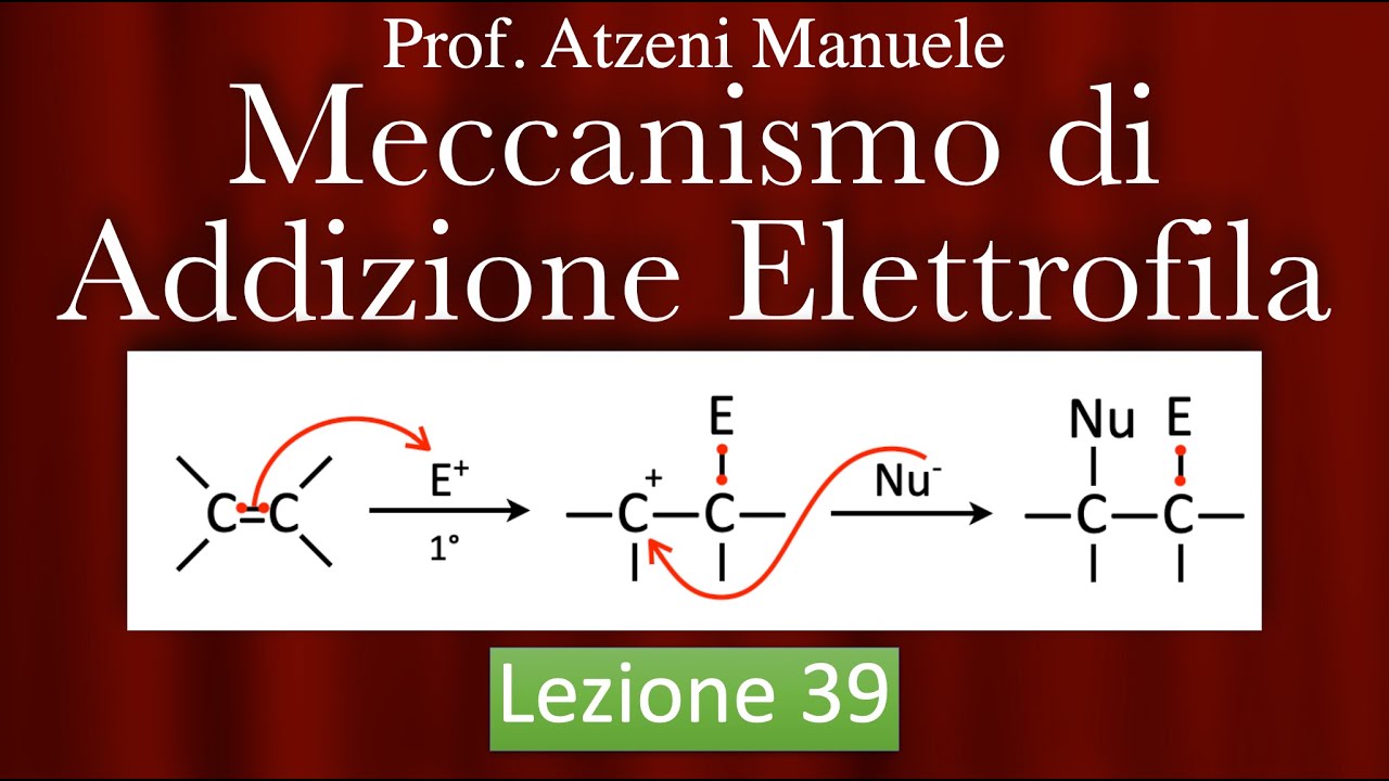 Meccanismo Di Addizione Elettrofila Degli Alcheni L39 @ProfAtzeni ISCRIVITI
