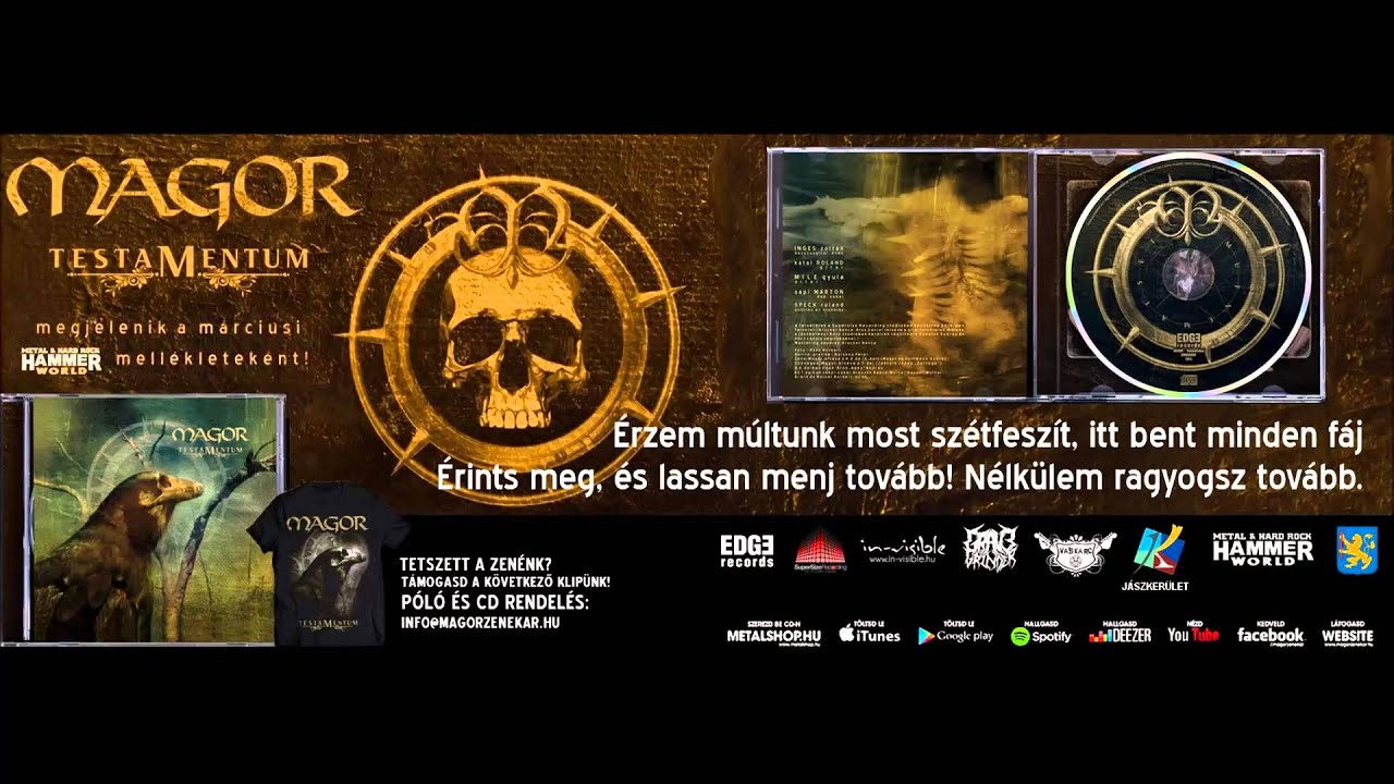 Magor - Ragyogj (közreműködik: Apey. Hivatalos szöveges / lyrics videó a Testamentum lemezről)
