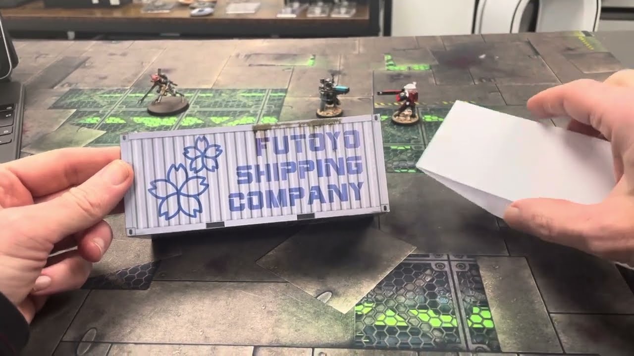 Fold Flat Shipping Container terrain Update - Foldscapes