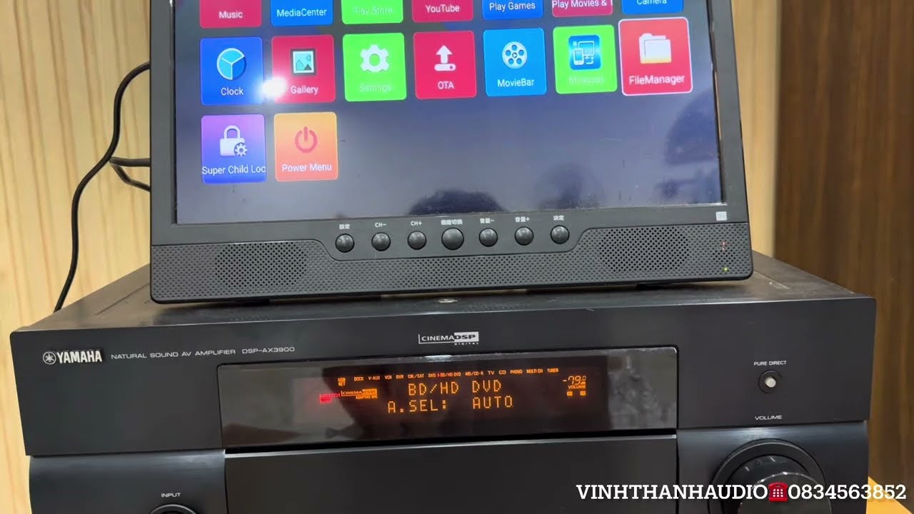 Hướng dẫn sử dụng và cài đặt Yamaha DSP-AX3900