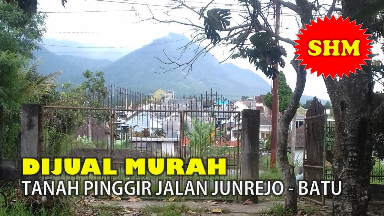 Tanah Dijual Di Kota Batu Malang, Pinggir Jalan Luas 1.013m2 SHM