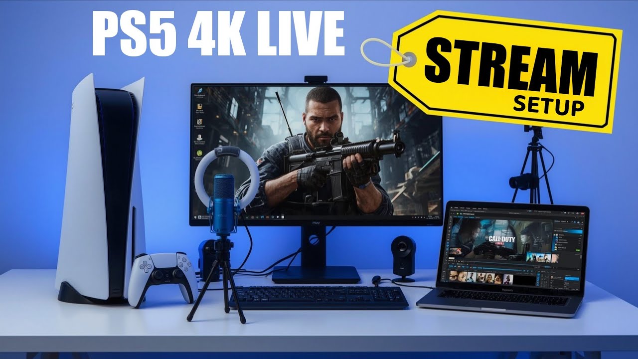PS5 to PC ScreenShare and LIVE STREAM SETUP (2025)