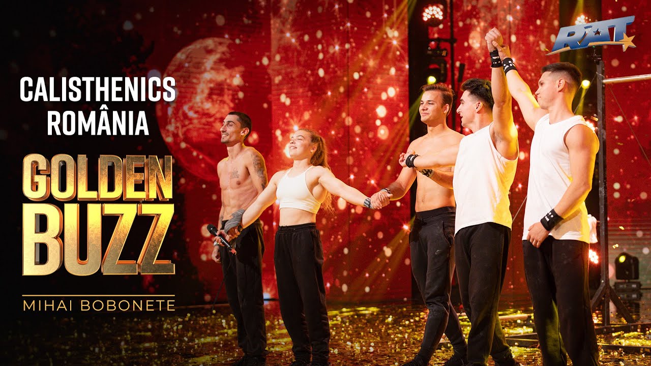 Calisthenics România, spectacol de forță uimitor #goldenbuzz | Românii Au Talent S14