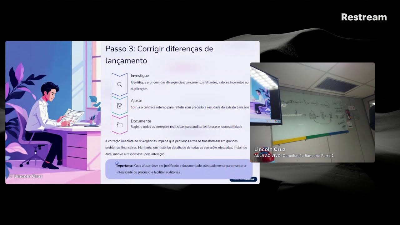 🔴 AO VIVO | Conciliação Bancária -  Parte 2