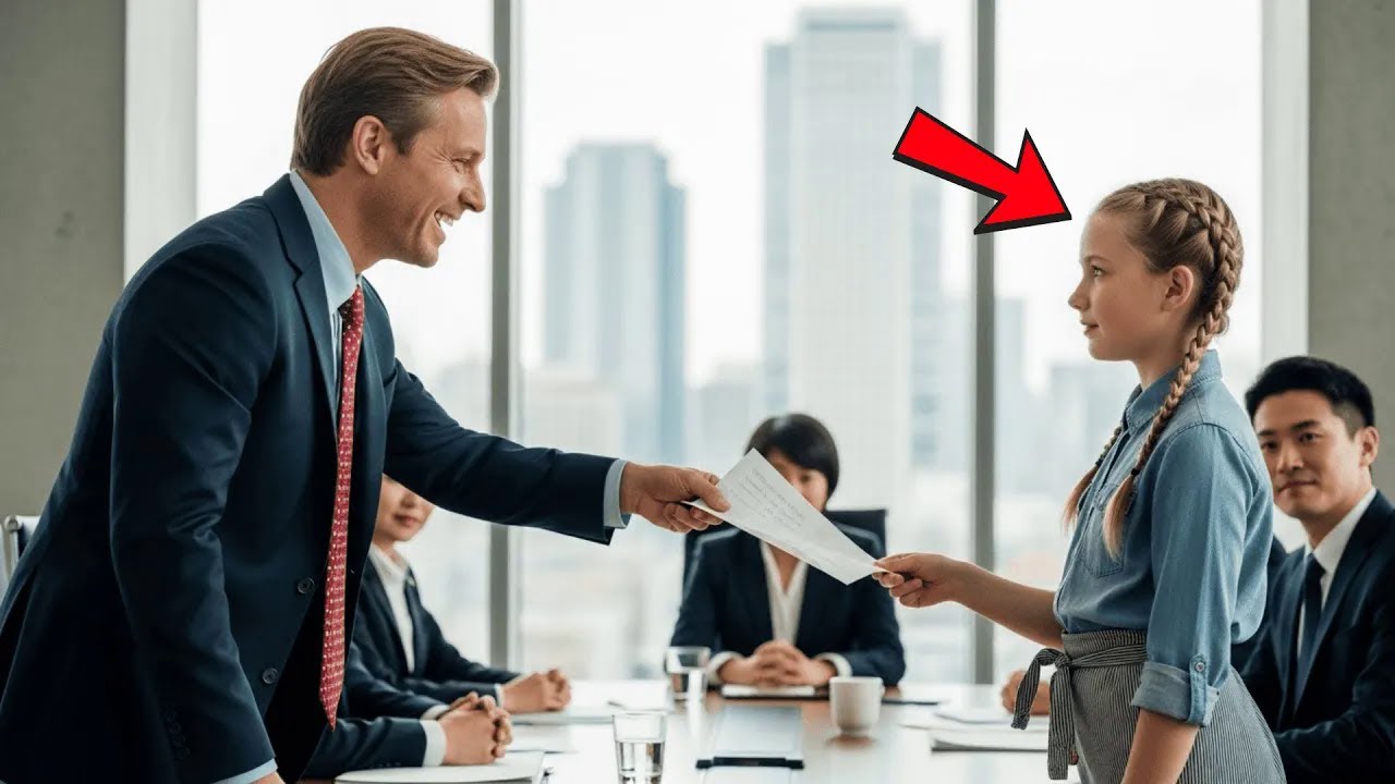 “Übersetz, Ich Gebe Deiner Mutter Meinen Job” Lachte Der Millionär—Bis Die Tochter Der Putzfrau…