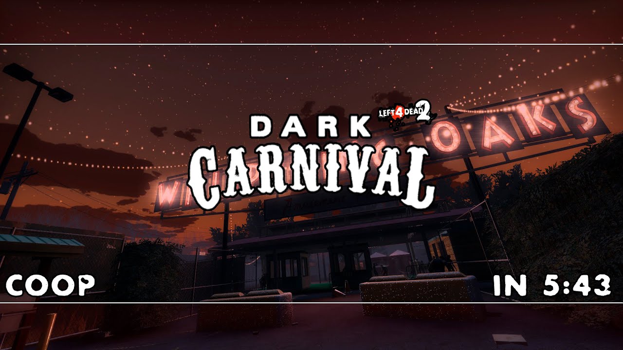 [L4D2] Dark Carnival in 5:43 — TAS (Coop) ||| Мрачный Карнавал