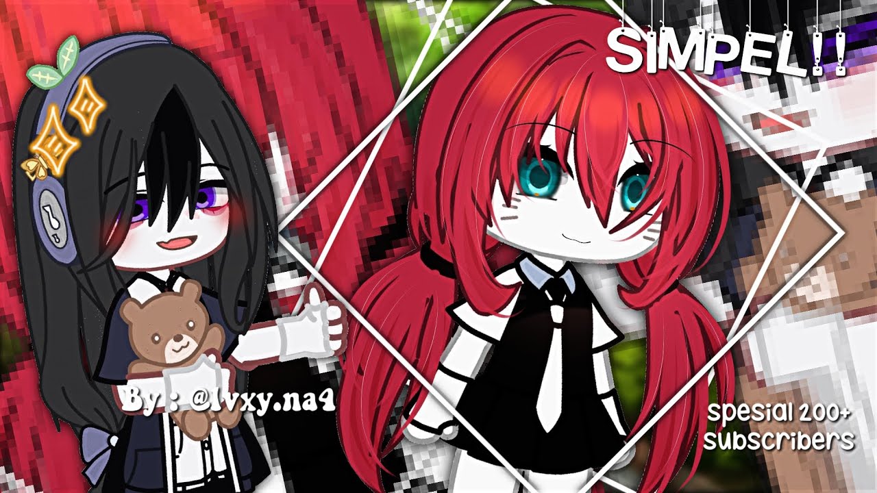 ◆ How i simpel shade eye & hair ◆ 「 spesial 200+ subscribers 💗🌷」