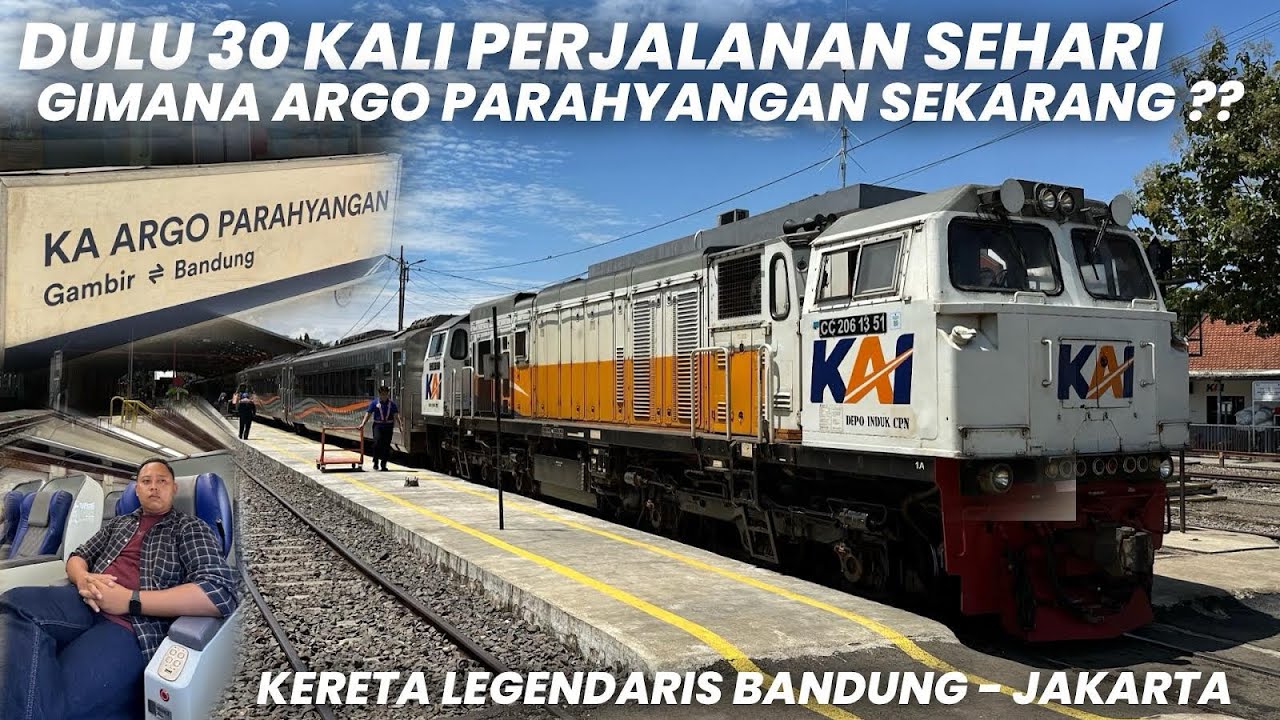 TERSISA 3 PERJALANAN / HARI INI KERETA LEGENDARIS BANDUNG - JAKARTA‼️Naik KA Argo Parahyangan Luxury