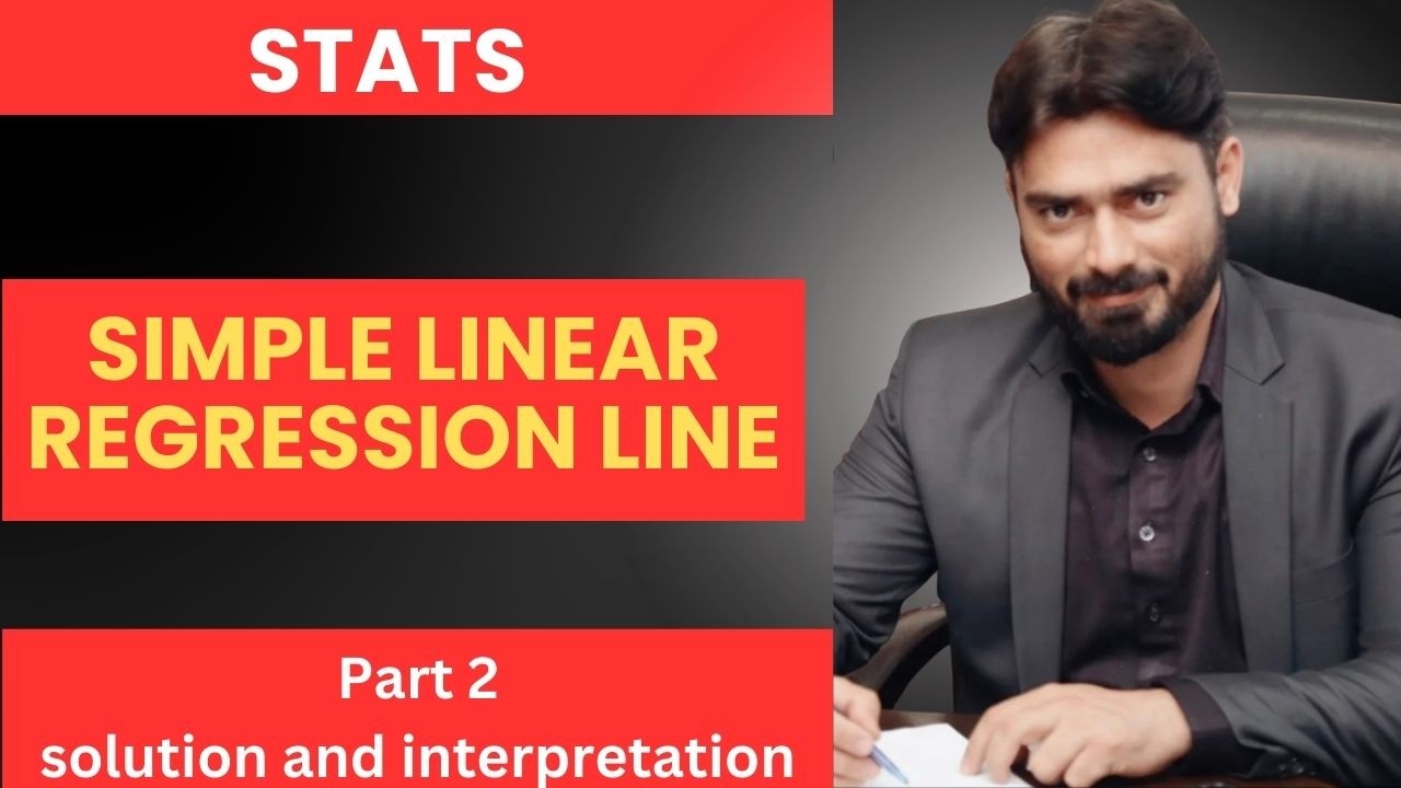 Simple Linear Regression| Difference from Multiple Regression | Estimation & Interpretation| Part 2