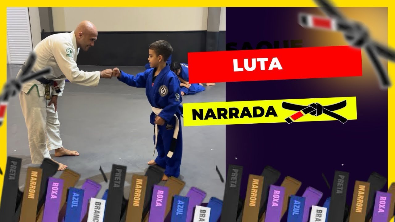 Jiu-Jitsu Kids | Luta Narrada com o Faixa Branca Isaque de 7 Anos