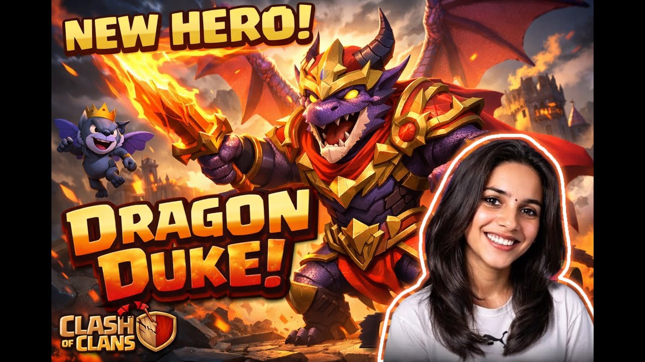 DRAGON DUKE GAME PLAY, NEW HERO LIVE, CLASH OF CLAN live #coc, #girl,#malayalam