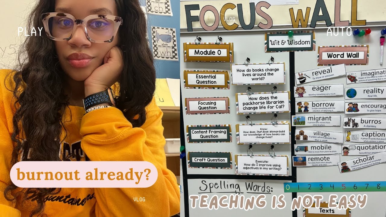 Week in the Life of a Student Teacher | Student teaching is hard, behaviors are up and planning