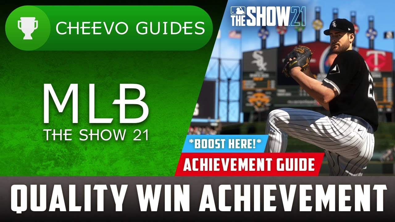 MLB The Show 21 - Quality Win | Achievement / Trophy Guide **BOOST METHOD**