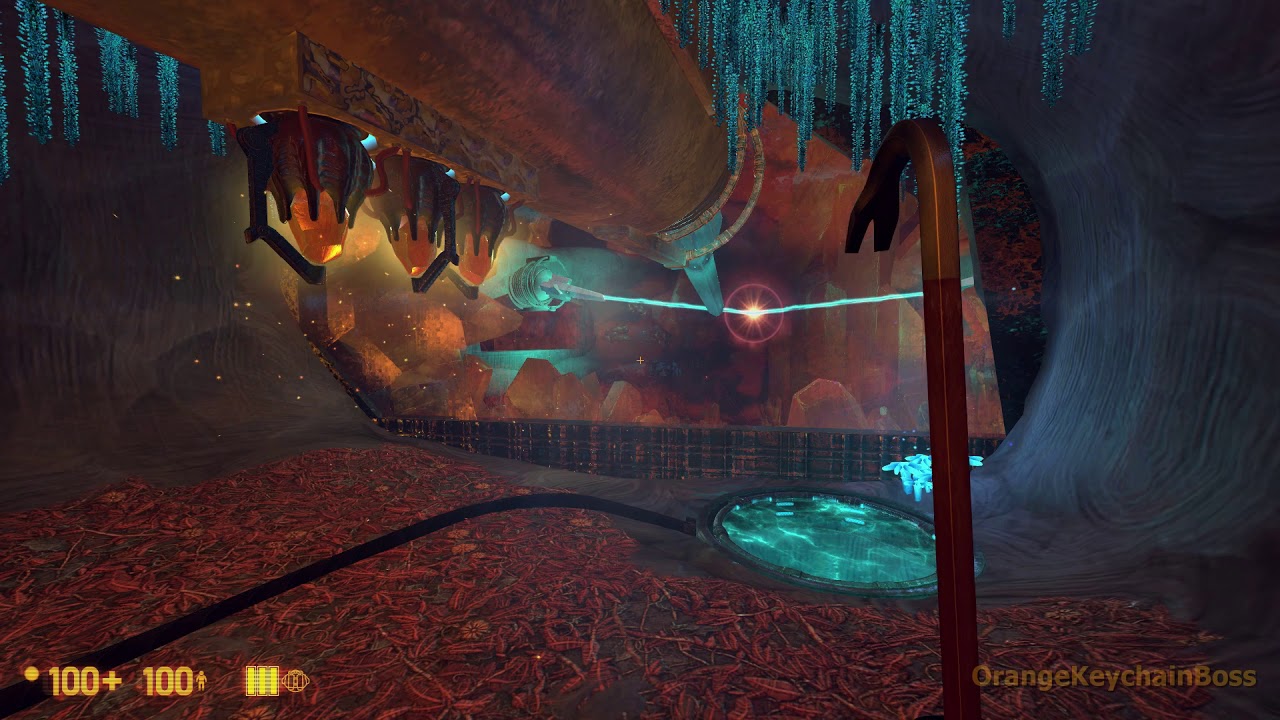 Black Mesa - Xen's Crystal Energy Borderworld Teleportation Scene (2021)