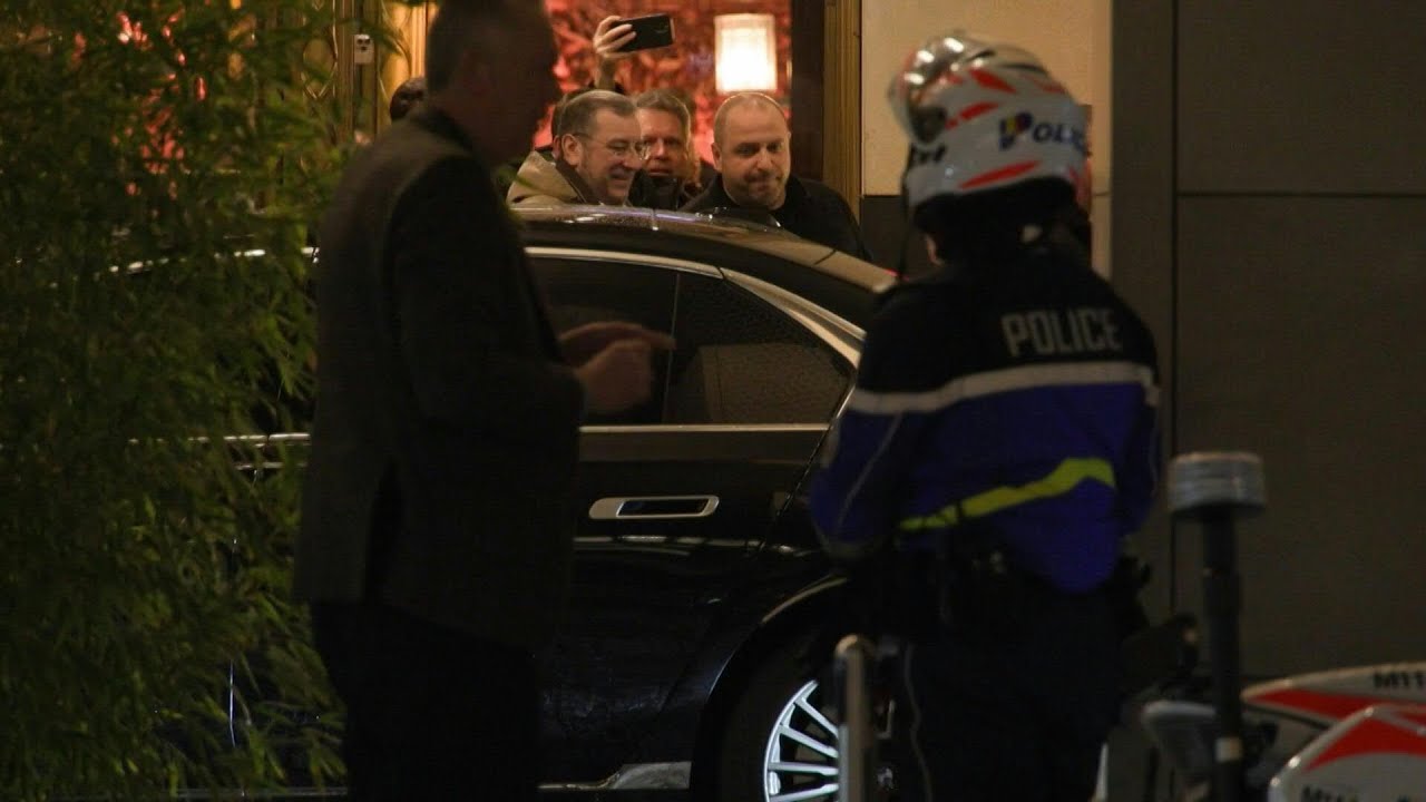 Ukrainian, Russian, and US delegations leave hotel after talks in Geneva | AFP