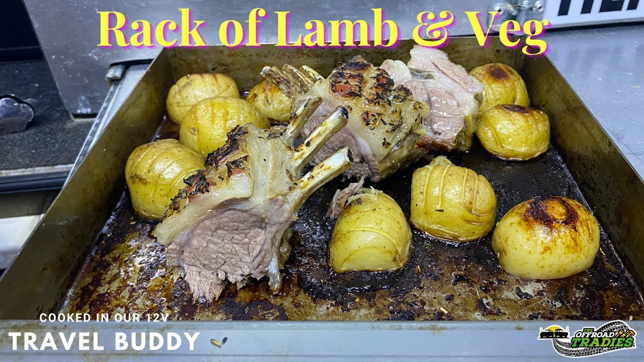 Travel Buddy Oven Cook Ups Ep 14 - Rack of Lamb & Vegies