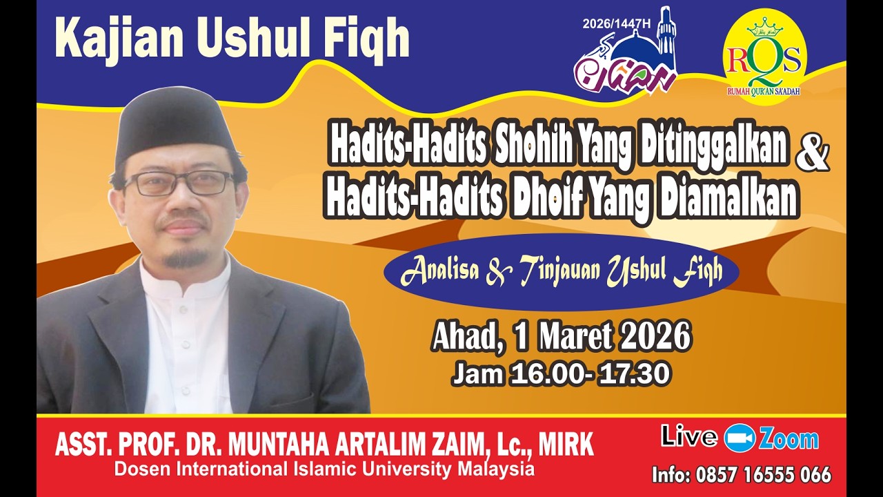 Hadits-Hadits Shohih Yg Ditinggalkan dan Hadits-Hadits Dhoif Yg Diamalkan, Dr. Muntaha Artalim Zaim