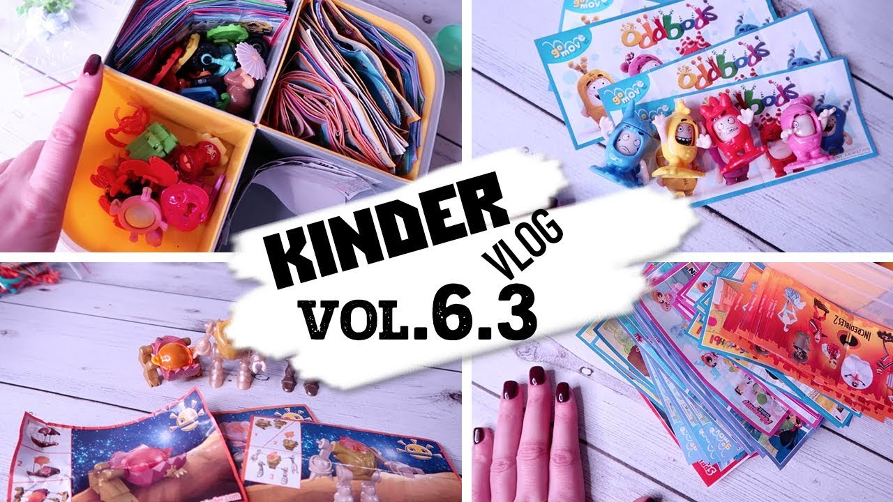 Kinder vlog: Собрала много серий| Старые игрушки лучше