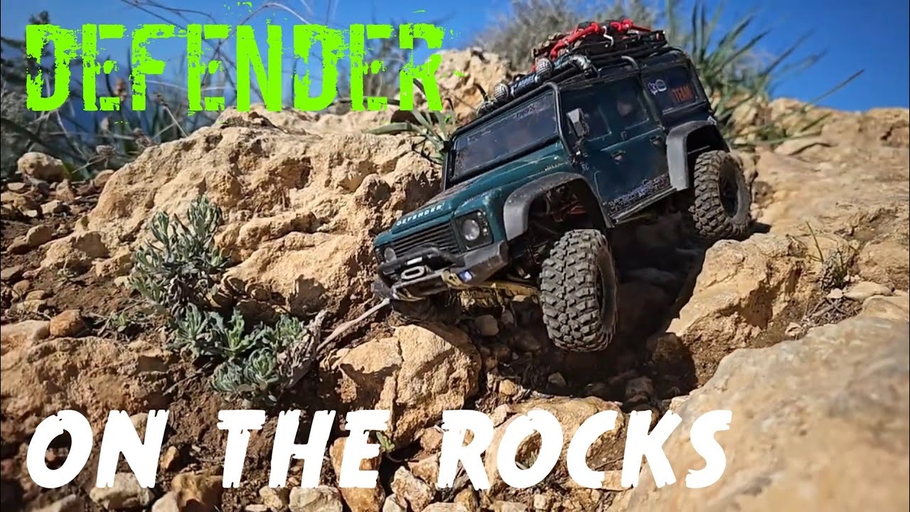 LAND ROVER DEFENDER TRX4M RC ROCK CRAWLER 4X4 SCALER