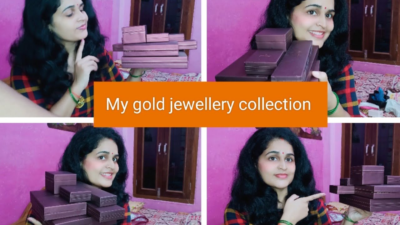 My gold jewellery collection{ itna Sara gold} 😯
