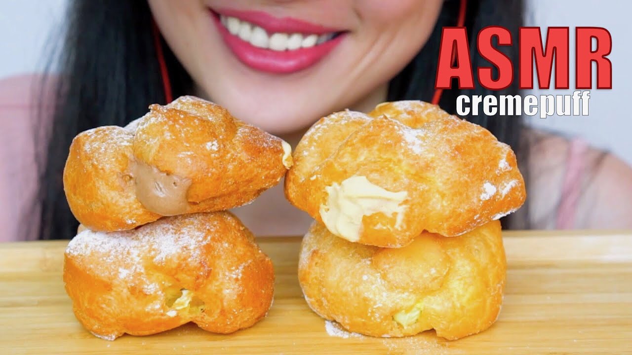 ASMR EATING SOUND LE CREMEPUFF / CREAM PUFF | NO TALKING