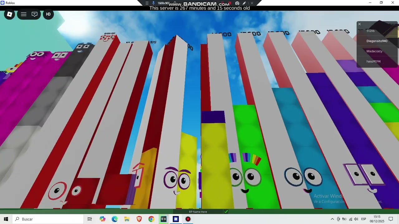 numberblocks -1000000000000 to 2000000000000